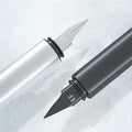 Stylo plume Jinhao en métal massif, finition acier brossé