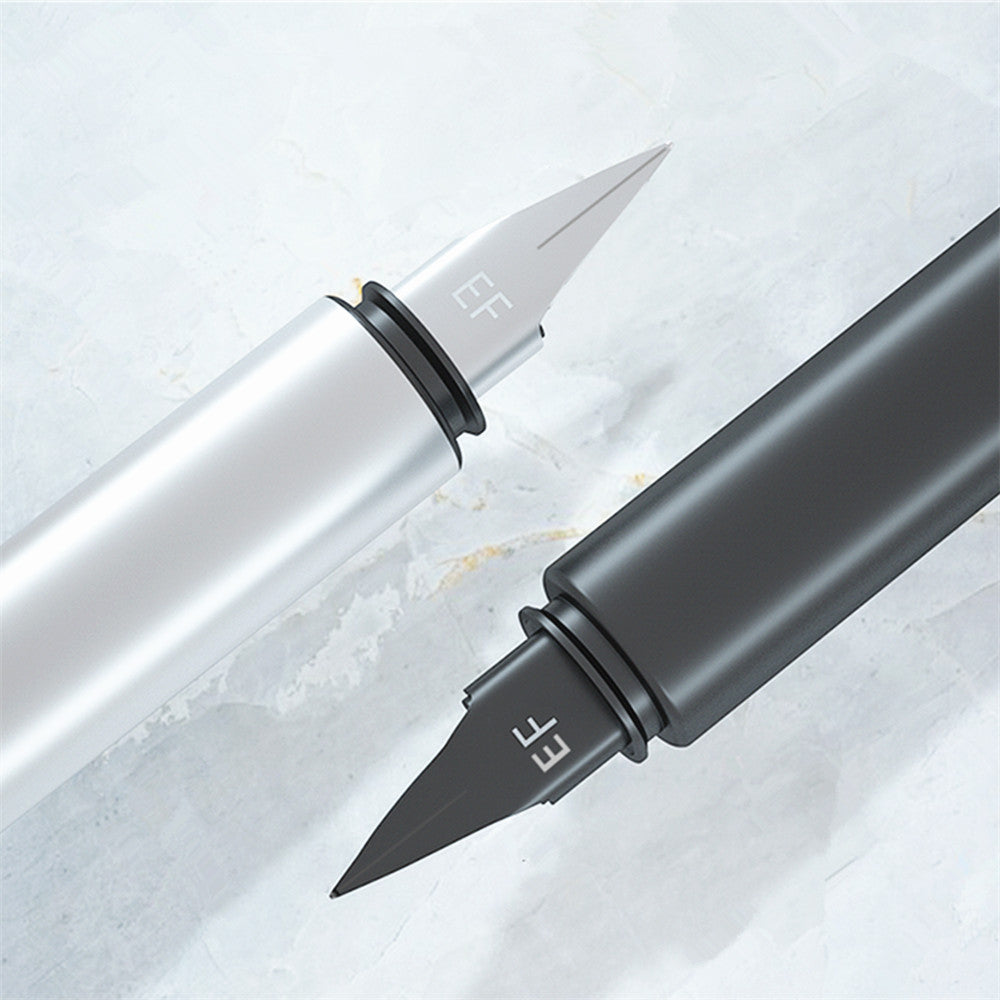 Stylo plume Jinhao en métal massif, plume acier inoxydable