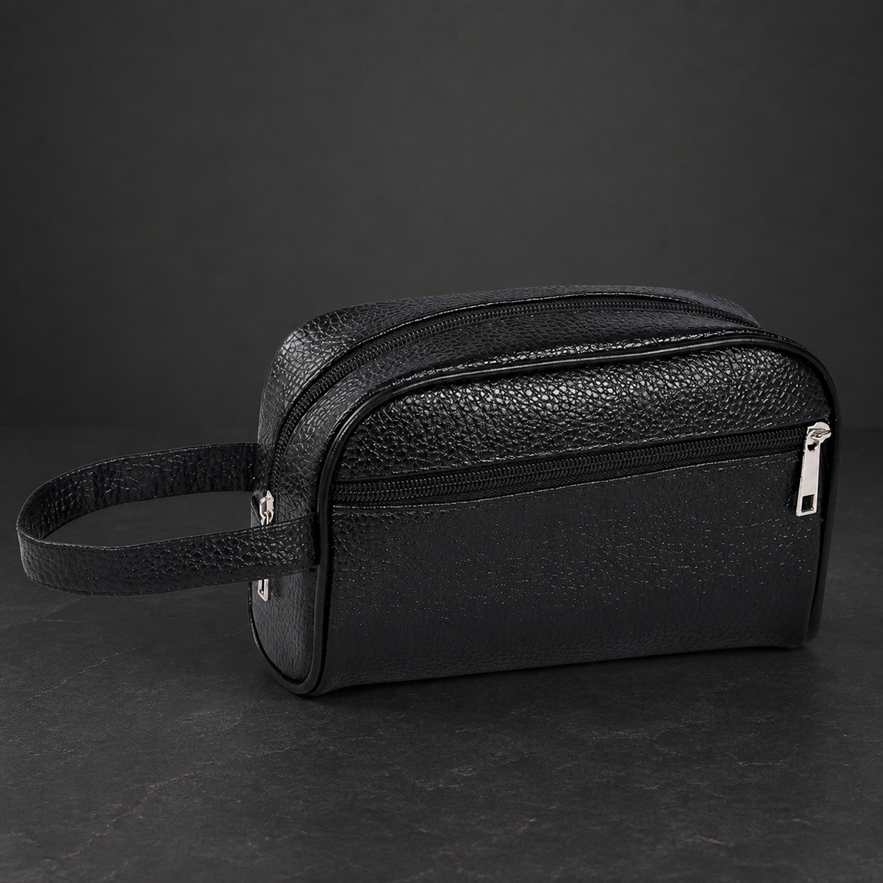 Pochette homme business à grain litchi — Borsello da Uomo