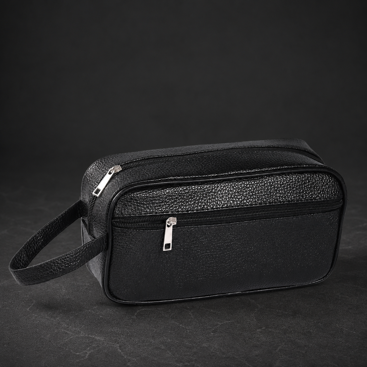 Pochette homme business à grain litchi — Borsello da Uomo