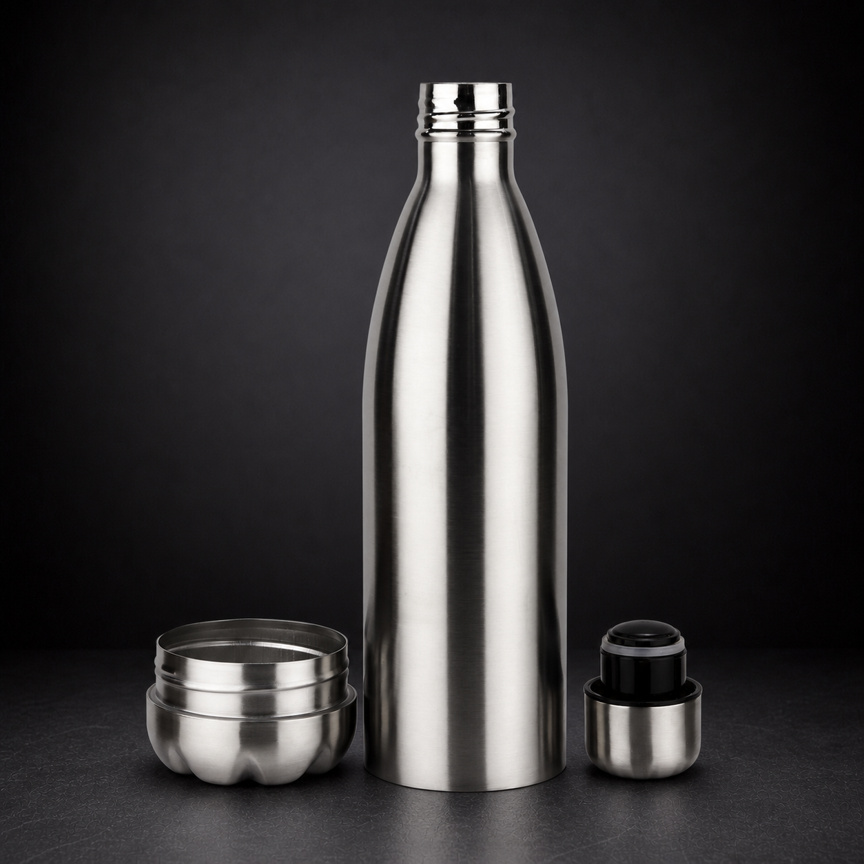 Gourde isotherme 750 ml en acier 304 — Borraccia Termica