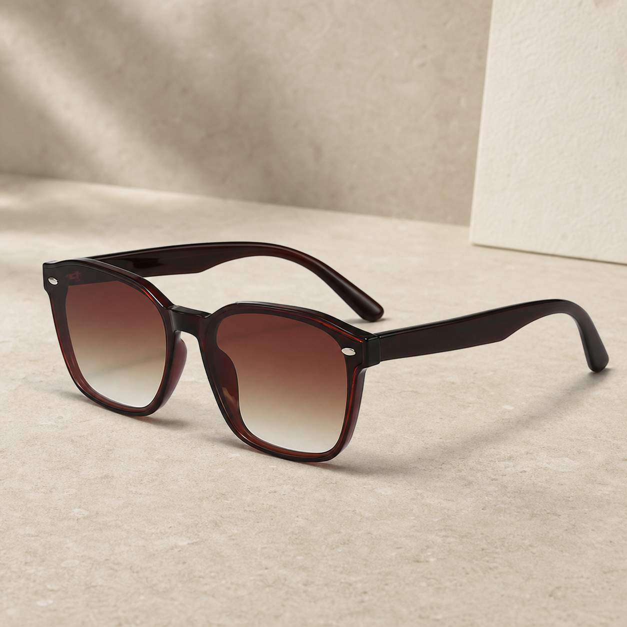Lunettes de soleil carrées rétro