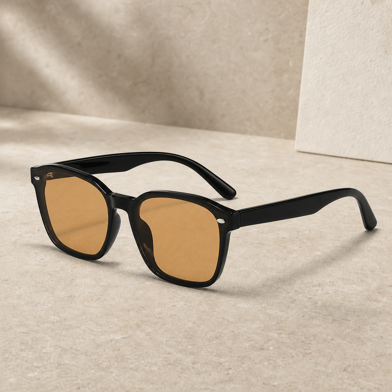 Lunettes de soleil carrées rétro