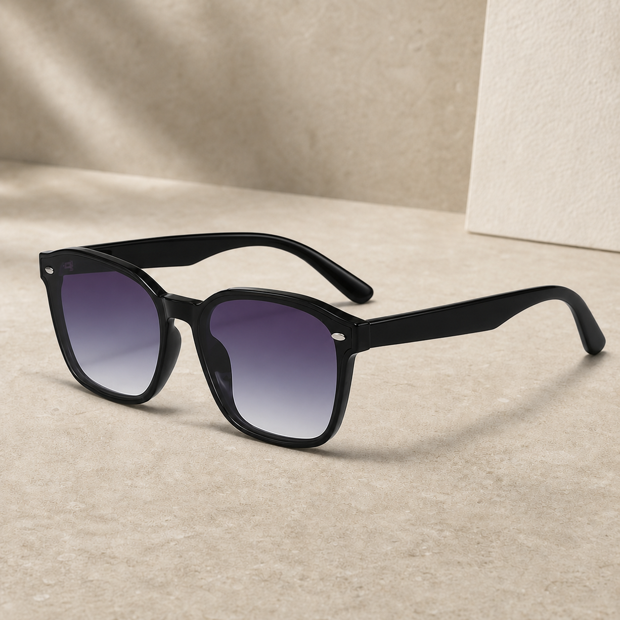 Lunettes de soleil carrées rétro