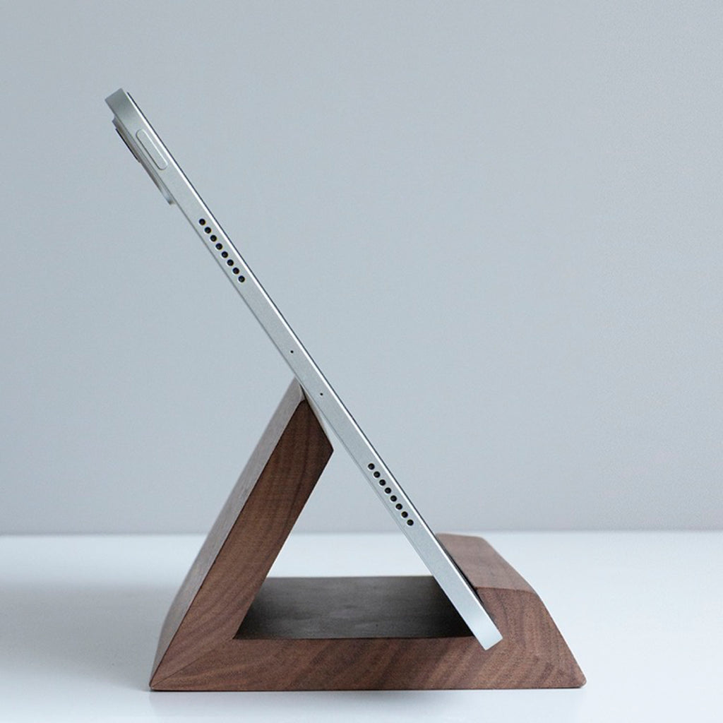 Support de bureau en bois massif — Supporto in Legno