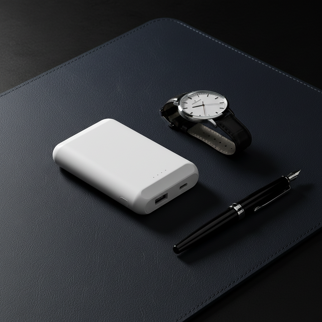 Ports USB-C et USB-A de la batterie externe magnétique