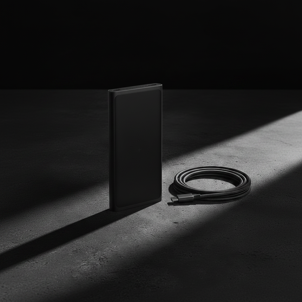 Batterie externe sans fil 10 000 mAh à coque en alliage d'aluminium