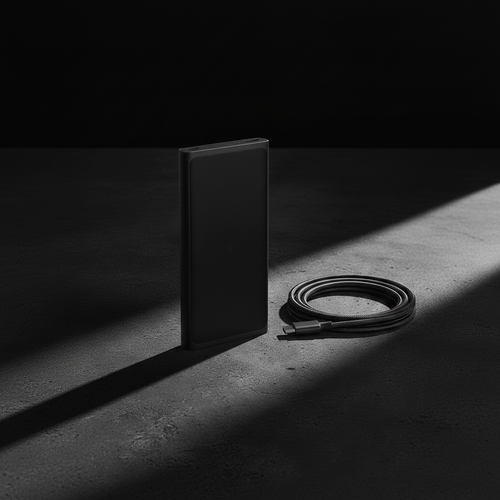 Batterie externe sans fil 10 000 mAh à coque en alliage d'aluminium